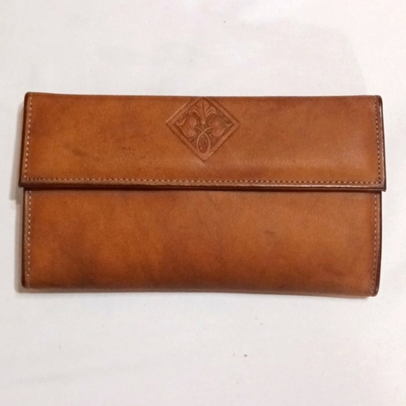 Vintage NWOT AMITY Vintage Cowhide Women's Tri-fold Wallet - Picture 12 of 12